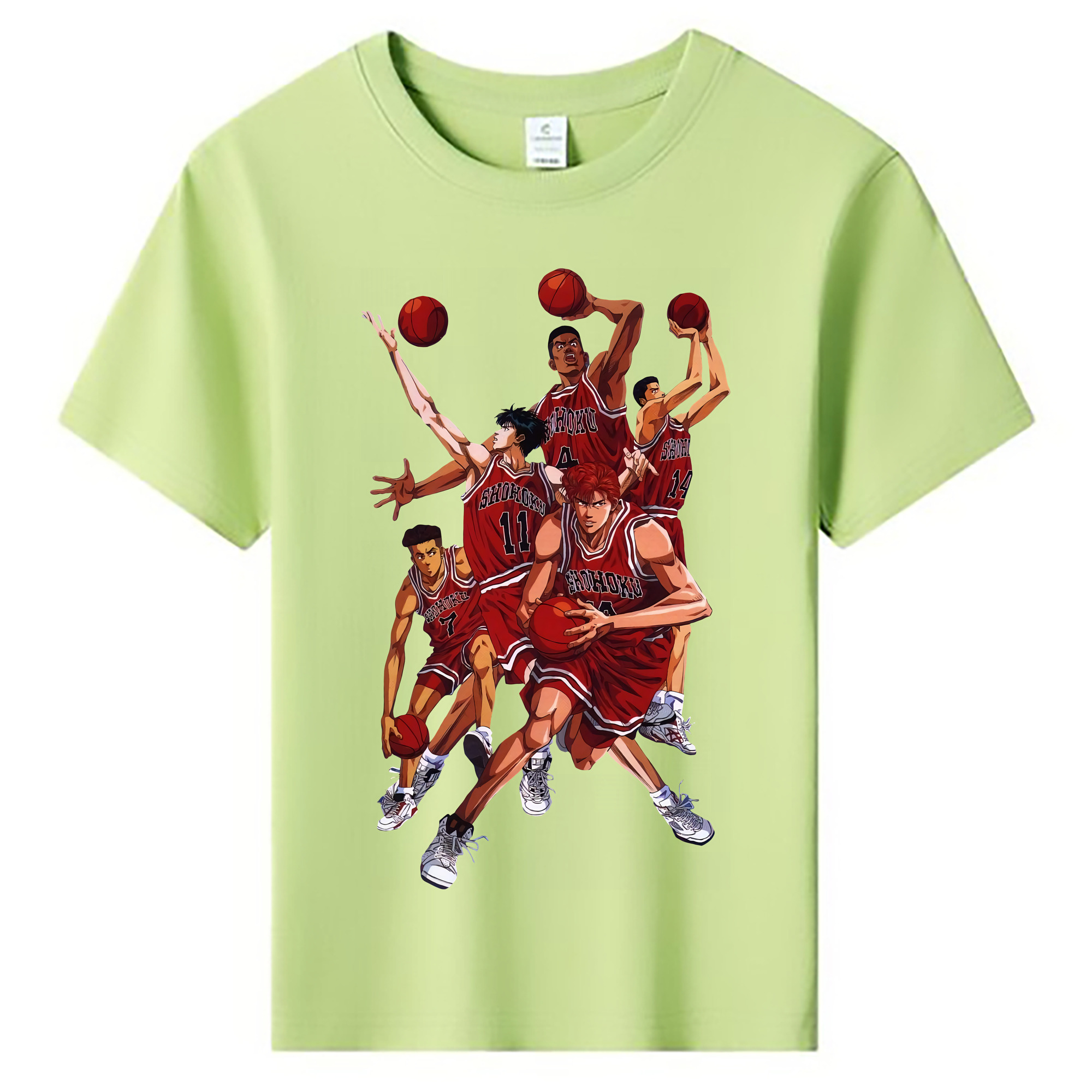 （画像用） SLAM DUNK／スラムダンク 綿100％キッズTシャツ（フロントプリント）